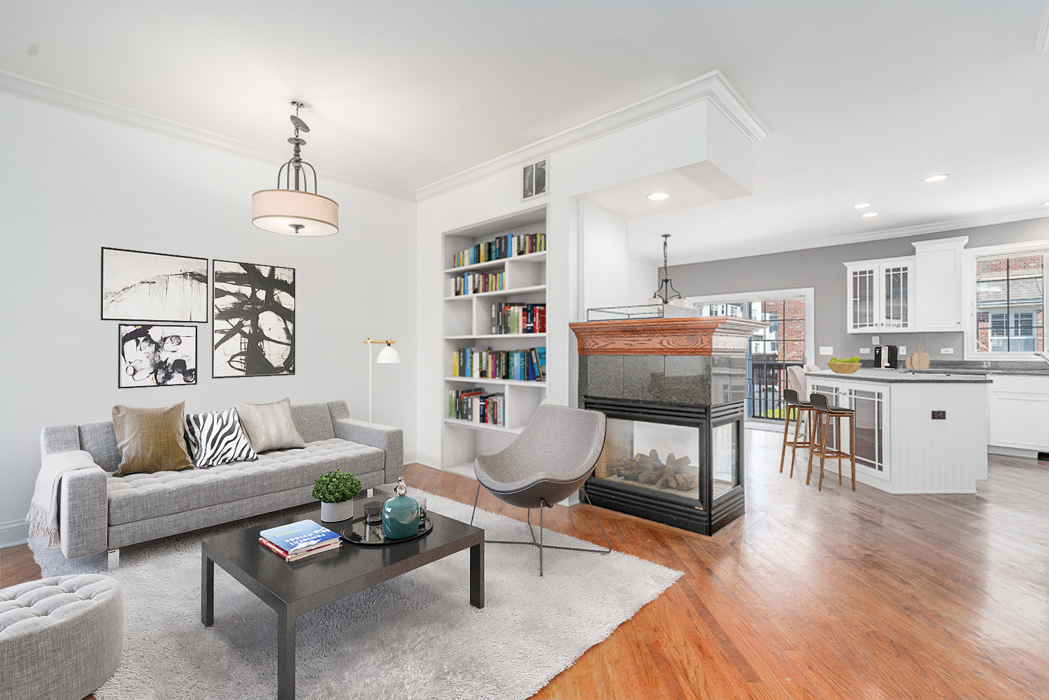 After virtual staging